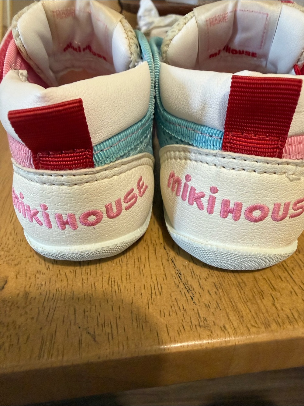 Miki house Double Raschel First Walker Shoes size 12 - Picture 2 of 3